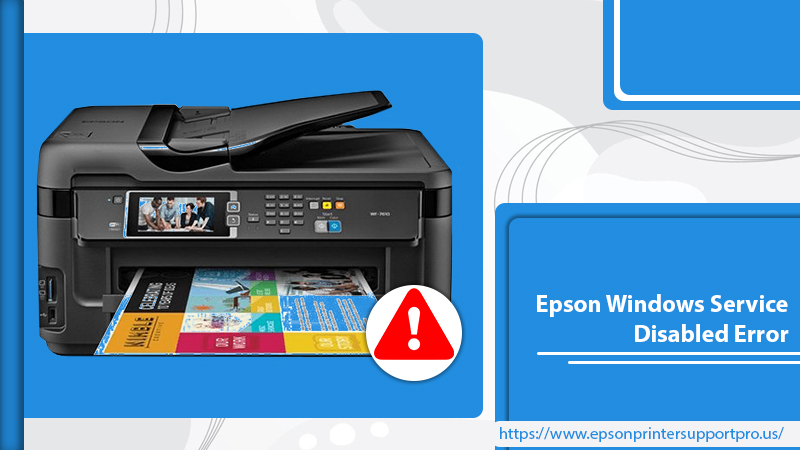 Epson windows service disabled error