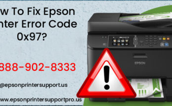 Epson Printer Error Code 0x97