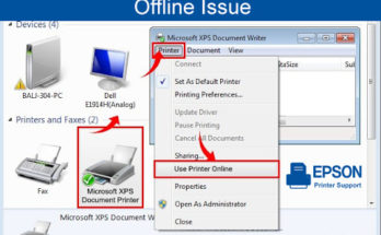 Epson Printer Offline Issue