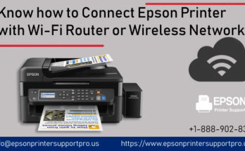 Epson printer with Wi-Fi router