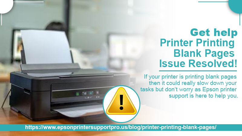 Epson Printer printing blank pages