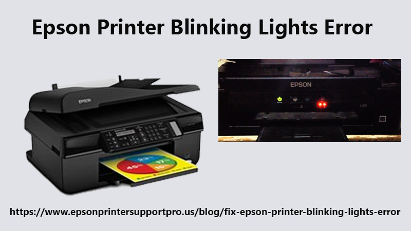 Epson Printer Blinking Lights Error