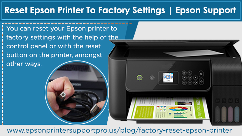 Factory reset Epson printer