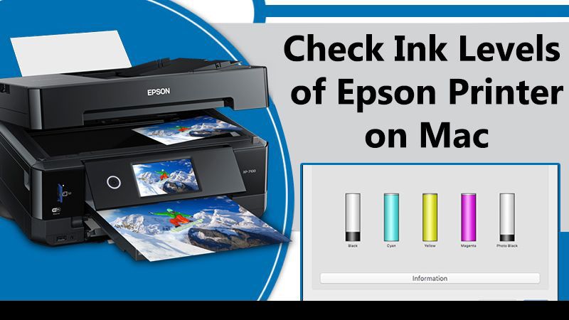 Check Ink Levels of Epson Printer on Mac