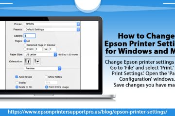 Epson Printer Settings