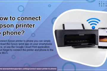 connect Epson printer to phone