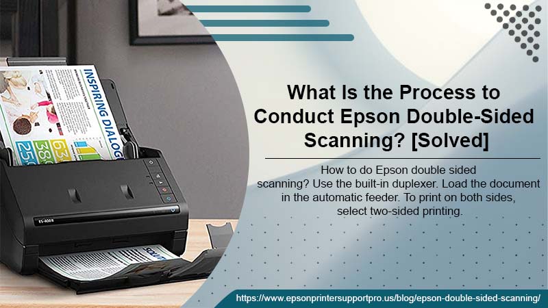 Epson Double Sided Scanning