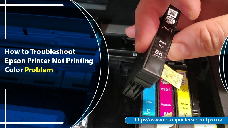 Epson printer not printing color