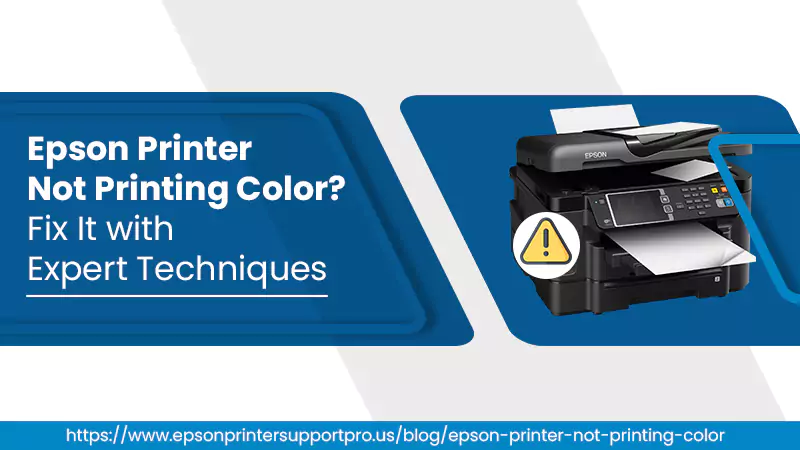 Epson Printer Not Printing Color